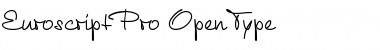 Download Euroscript Pro Regular Font Title Preview