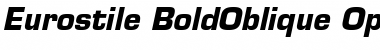 Download Eurostile Bold Oblique Font