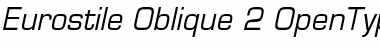Download Eurostile Oblique Font Title Preview