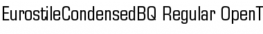Download Eurostile BQ Regular Font Title Preview