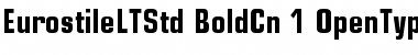 Download Eurostile LT Std Bold Condensed Font