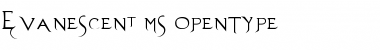 Download EvanescentMS Regular Font Title Preview