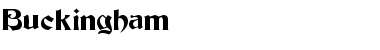 Download Buckingham Regular Font Title Preview