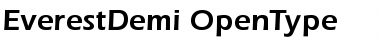 Download EverestDemi Regular Font Title Preview