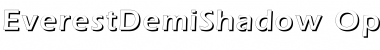 Download EverestDemiShadow Regular Font Title Preview