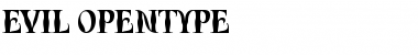 Download Evil Regular Font Title Preview
