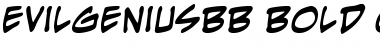 Download EvilGenius BB Bold Font Title Preview