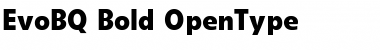 Download Evo BQ Regular Font Title Preview