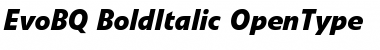 Download Evo BQ Regular Font Title Preview