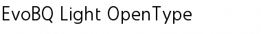 Download Evo BQ Regular Font Title Preview