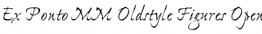 Download Ex Ponto MM Regular Font Title Preview