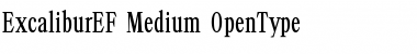 Download ExcaliburEF-Medium Regular Font Title Preview
