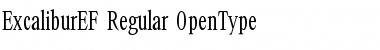 Download ExcaliburEF-Regular Regular Font Title Preview