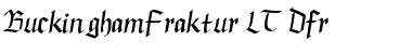 Download BuckinghamFraktur LT Regular Font Title Preview