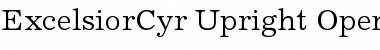 Download Excelsior Cyrillic Upright Font Title Preview
