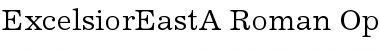 Download Excelsior EastA Roman Font Title Preview