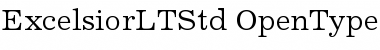 Download Excelsior LT Std Roman Font Title Preview