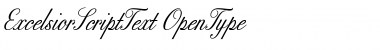 Download ExcelsiorScript Text Font Title Preview