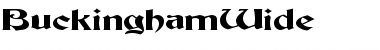 Download BuckinghamWide Regular Font Title Preview