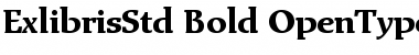 Download Exlibris Std Bold Font Title Preview