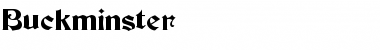 Download Buckminster Regular Font Title Preview