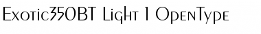 Download Exotic 350 Light Font Title Preview