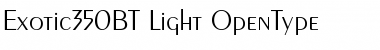 Download Exotic 350 Light Font Title Preview