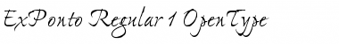 Download Ex Ponto Regular Font Title Preview