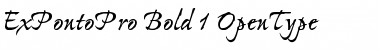 Download Ex Ponto Pro Bold Font Title Preview