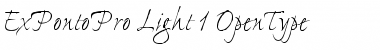 Download Ex Ponto Pro Light Font Title Preview