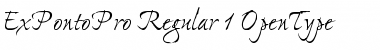 Download Ex Ponto Pro Regular Font Title Preview