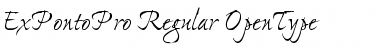 Download Ex Ponto Pro Regular Font Title Preview