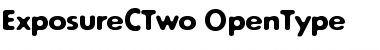 Download ExposureCTwo Regular Font Title Preview
