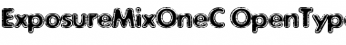 Download ExposureMixOneC Regular Font Title Preview