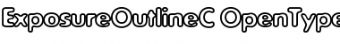 Download ExposureOutlineC Regular Font Title Preview