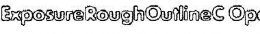 Download ExposureRoughOutlineC Regular Font Title Preview