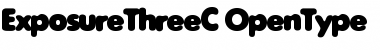 Download ExposureThreeC Regular Font Title Preview