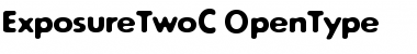 Download ExposureTwoC Regular Font Title Preview