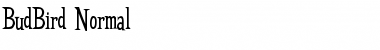 Download BudBird Normal Font Title Preview