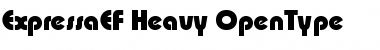 Download ExpressaEF Heavy Font Title Preview