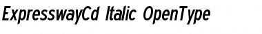 Download Expressway Cd Italic Font