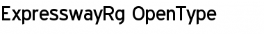 Download Expressway Rg Regular Font Title Preview