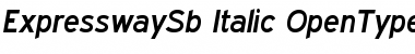 Download Expressway Sb Italic Font Title Preview