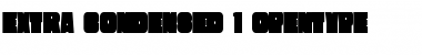 Download Extra Condensed Font Title Preview