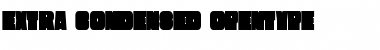 Download Extra Condensed Font Title Preview