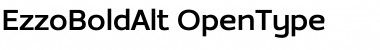 Download EzzoBoldAlt Regular Font Title Preview