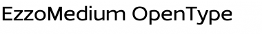 Download EzzoMedium Regular Font Title Preview