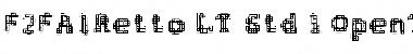 Download F2FAlRetto LT Std Regular Font Title Preview