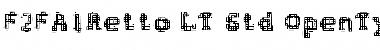 Download F2FAlRetto LT Std Regular Font Title Preview