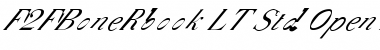 Download F2FBoneRbook LT Std Regular Font Title Preview